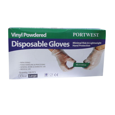 A900 Powdered Vinyl Disposable Glove - Specialist Gloves - A900 - 1