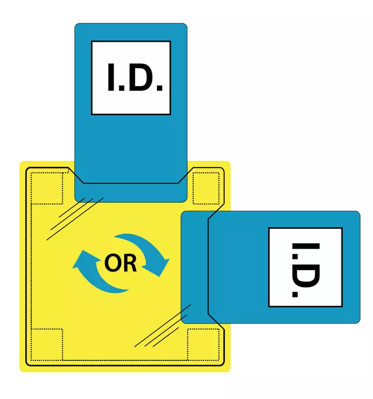 ID20 Kiinniommeltava ID-tasku(50 kpl ltk - Sekalaiset - ID20 - 1