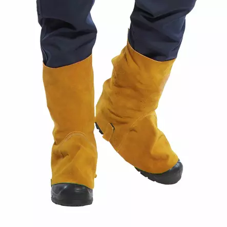 SW32 Leather Welding Boot Cover - Portwest flame resistant - SW32 - 1