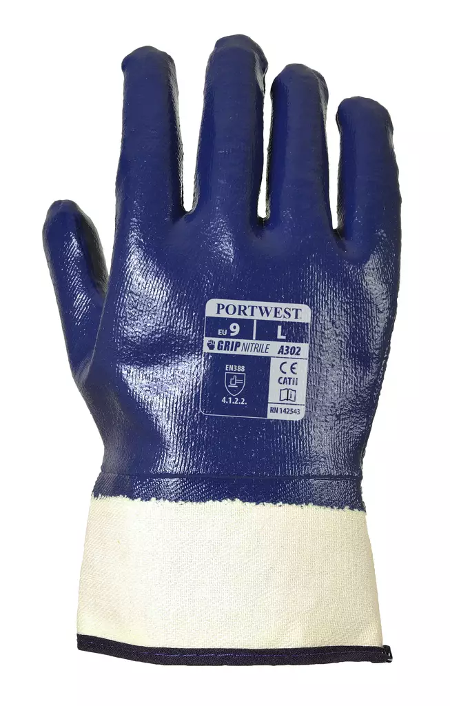 A302 pinnoitettu Nitriili ja turvaranne - Pitokäsineet - A302 - 1