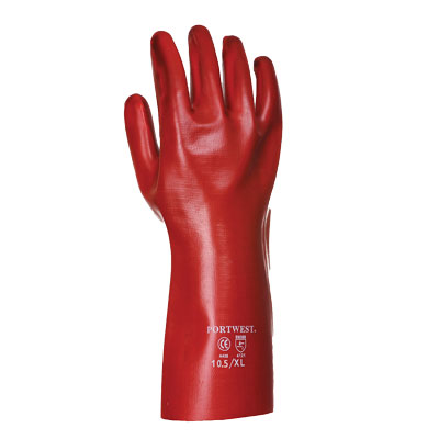 A435 PVC Gauntlet 35cm - General Handling Gloves - A435 - 1