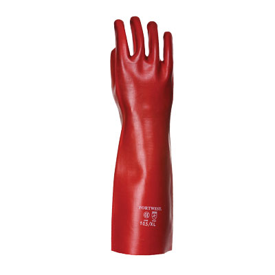 A445 PVC Gauntlet 45cm - General Handling Gloves - A445 - 1