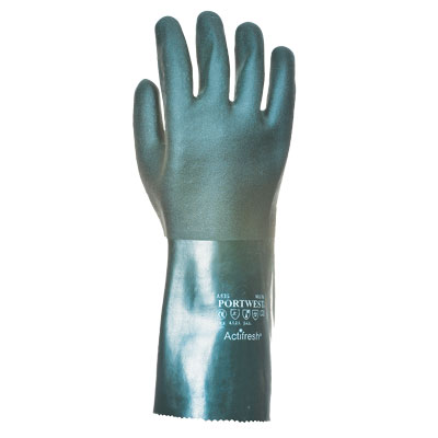 A835 Double Dipped PVC Gauntlet 35cm - Chemical Protection Gloves - A835 - 1