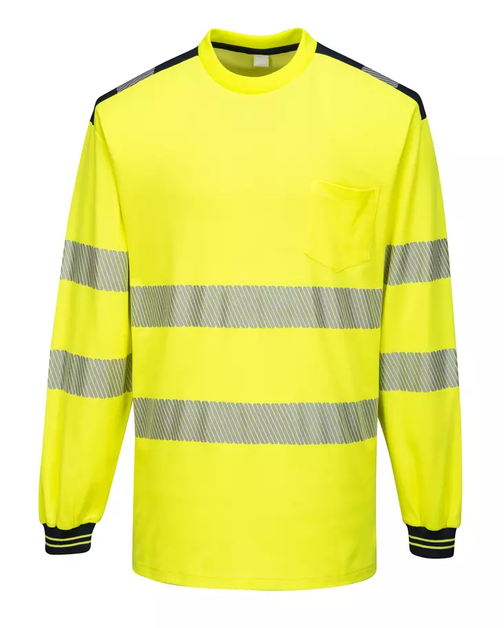T185 Hi-Vis long sleeve t-shirt - Shirts/Hoodies - T185 - 1