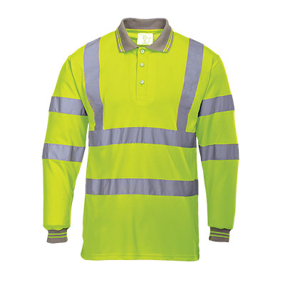 S277 Hi-Vis pitkähihainen pikee - Paidat/hupparit - S277 - 1