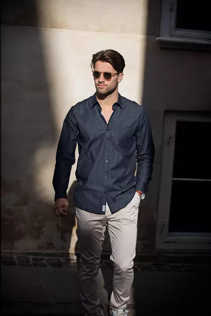 Torrance Modern Fit miesten farkkupaita - Nimbus Kauluspaidat - TOMF-M - 1