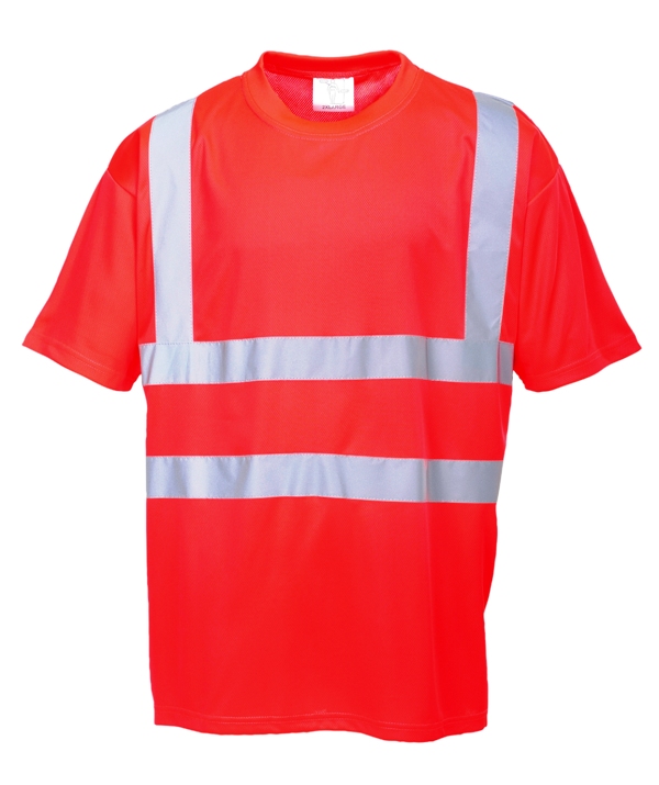 S478(Y) Hi-Vis T-paita punainen - Paidat/hupparit - S478Y - 1