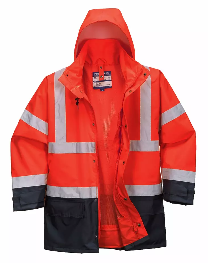 S768 Hi-Vis Esimiestakki 5 in 1 punainen - Takit - S768Y - 1